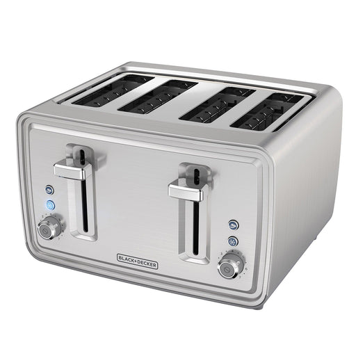 Black and Decker - Toaster 4 Slice Stainless Steel - Limolin 