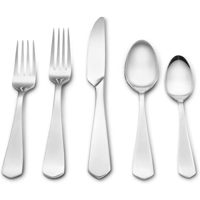 Boston Warehouse - Penthouse Satin 50Pc Flatware Svc For 8 - Limolin 