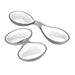 Guzzini - GRACE - Two-Tone Set of 2 Interlocking Dishes - Limolin 