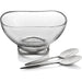 Nambe - Braid Glass Salad Bowl With Server - Limolin 