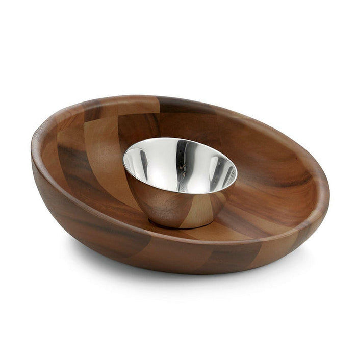 Nambe - Chip & Dip Bowl - Limolin 