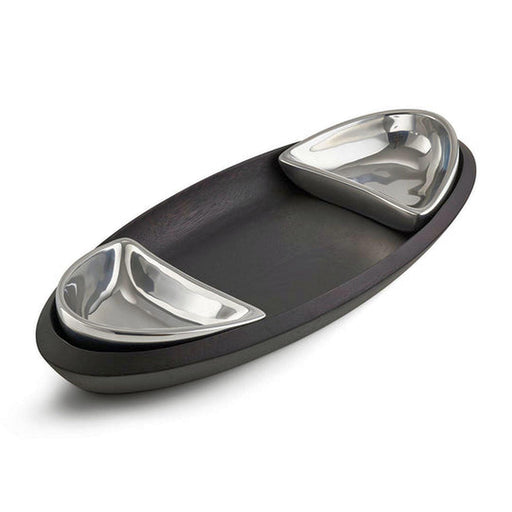 Nambe - Noir Condiment Tray - Limolin 