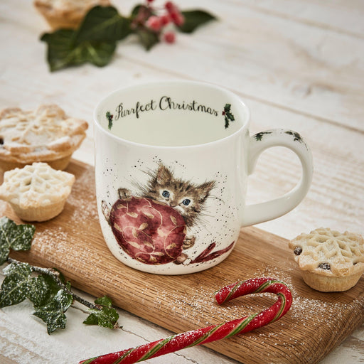 Royal Worcester - Mug 11oz - Purrfect Christmas - Limolin 