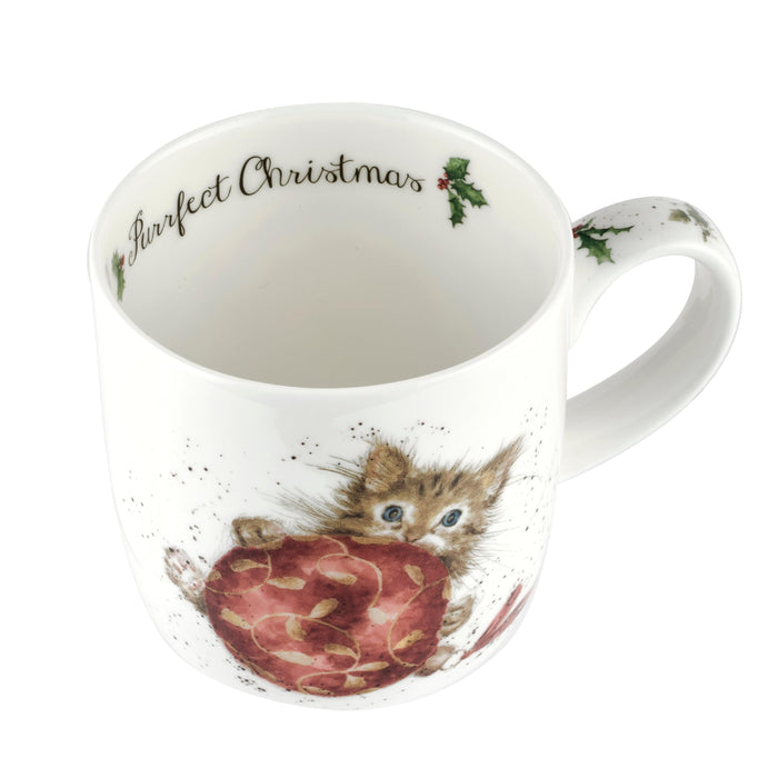 Royal Worcester - Mug 11oz - Purrfect Christmas - Limolin 