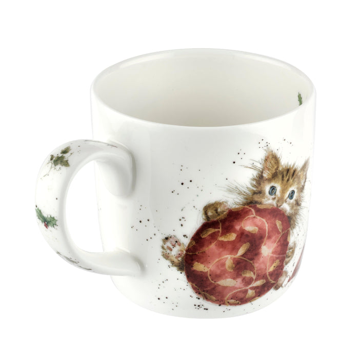 Royal Worcester - Mug 11oz - Purrfect Christmas - Limolin 