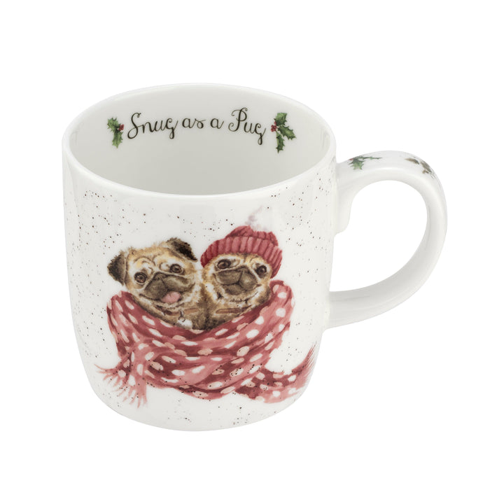 Royal Worcester - Mug 11oz - Snug As A Pug - Limolin 