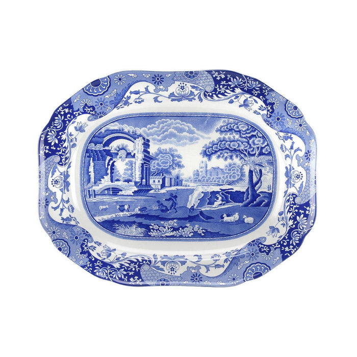 Spode - Blue Italian Platter 14" - Limolin 